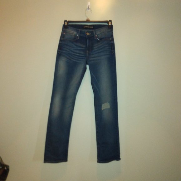 Express Cropped Midrise Skinny jeans size 4 - Picture 1 of 7